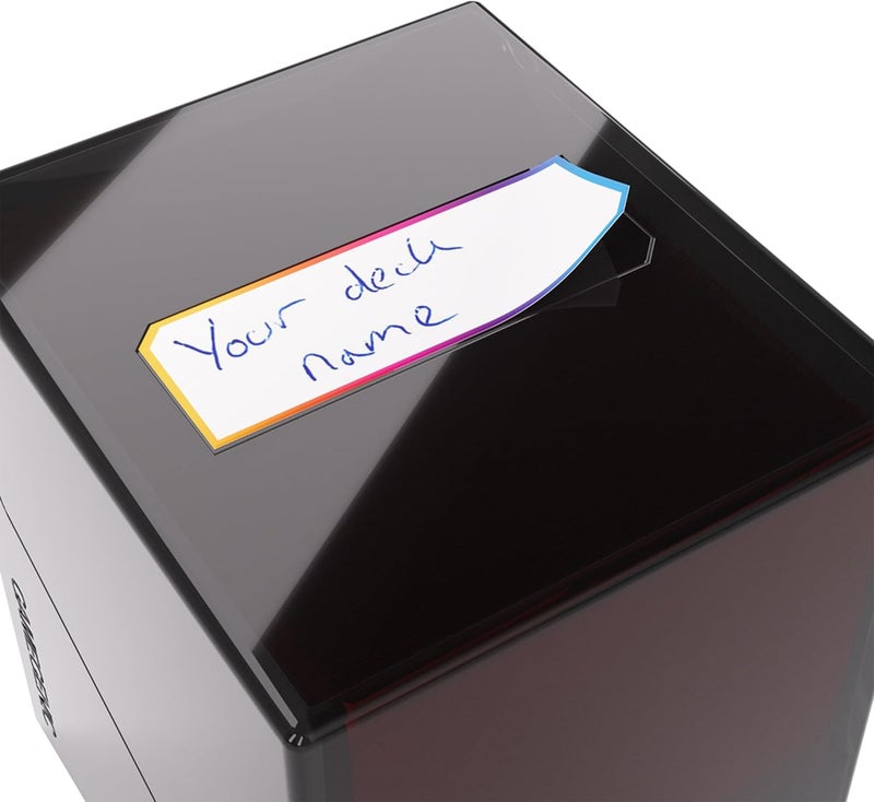 Gamegenic Bastion 100+ XL Deck Box - Compact, Secure, and Perfectly Organized for Your Trading Cards! Safely Protects 100+ Double-Sleeved Cards, Black Color, Made - Image 5